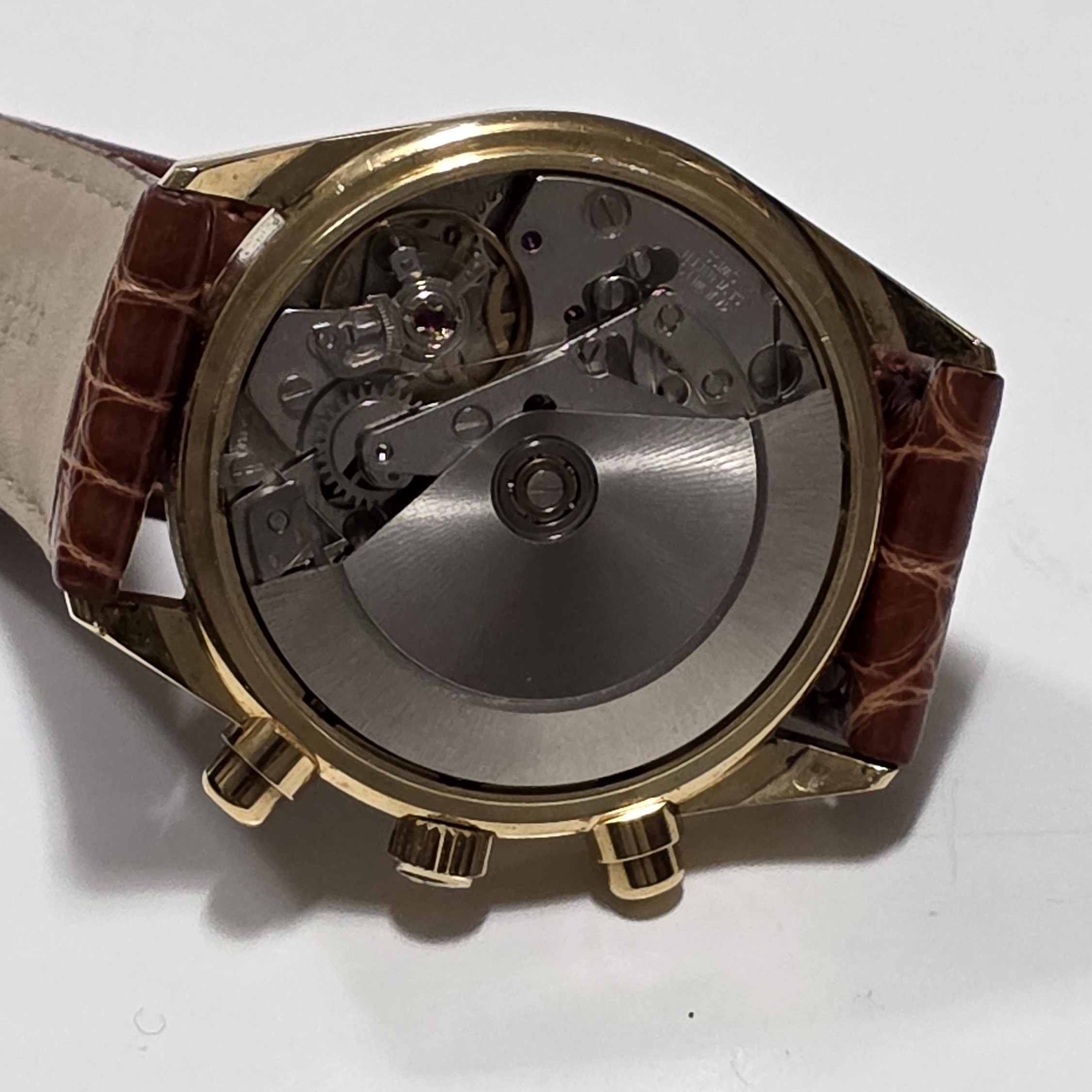 Bulova Automatic Chronograph NOS in 18 Kt Gold - Cal. Valjoux 7750 - Image 4
