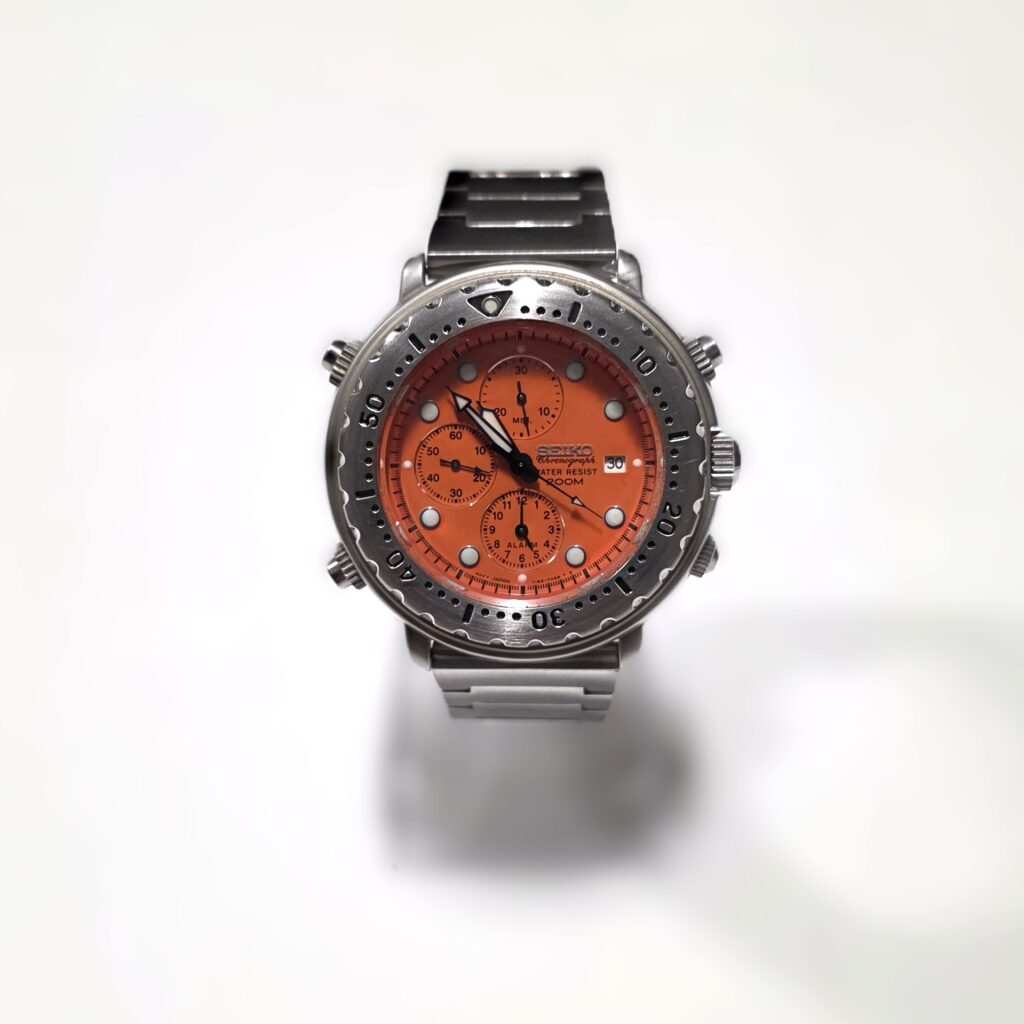Rare Seiko Alarm Chronograph - Seiko "Italian Tuna" Diver's 200M – Y182-7C20