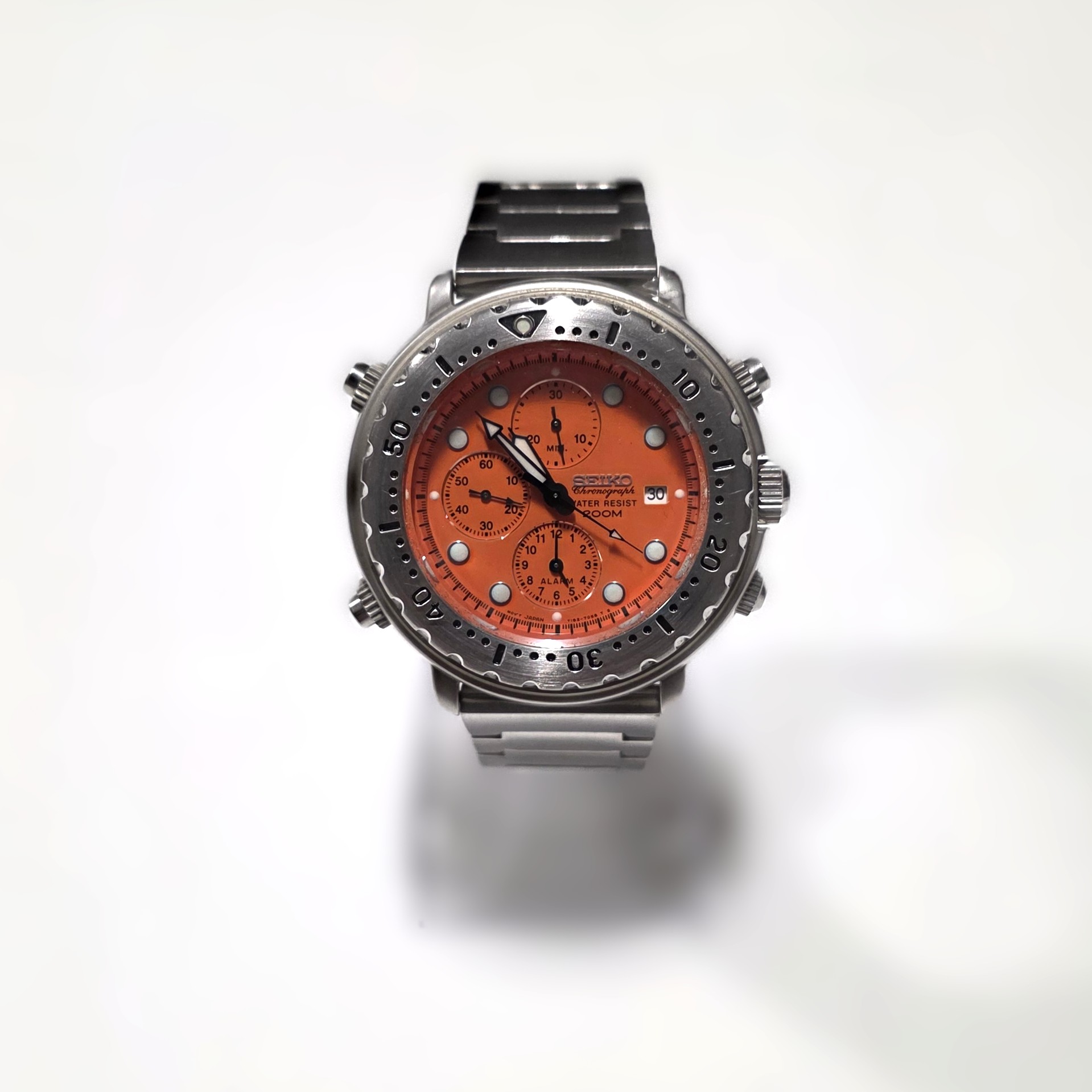 Rare Seiko Alarm Chronograph - Seiko "Italian Tuna" Diver's 200M – Y182-7C20