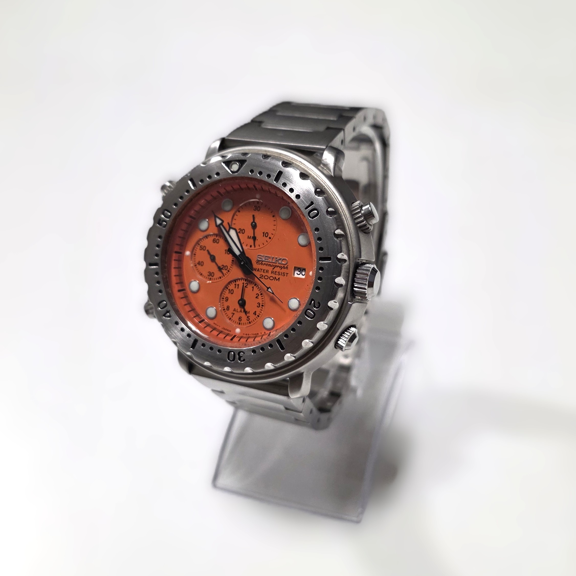 Rare Seiko Alarm Chronograph - Seiko "Italian Tuna" Diver's 200M – Y182-7C20 - Image 2