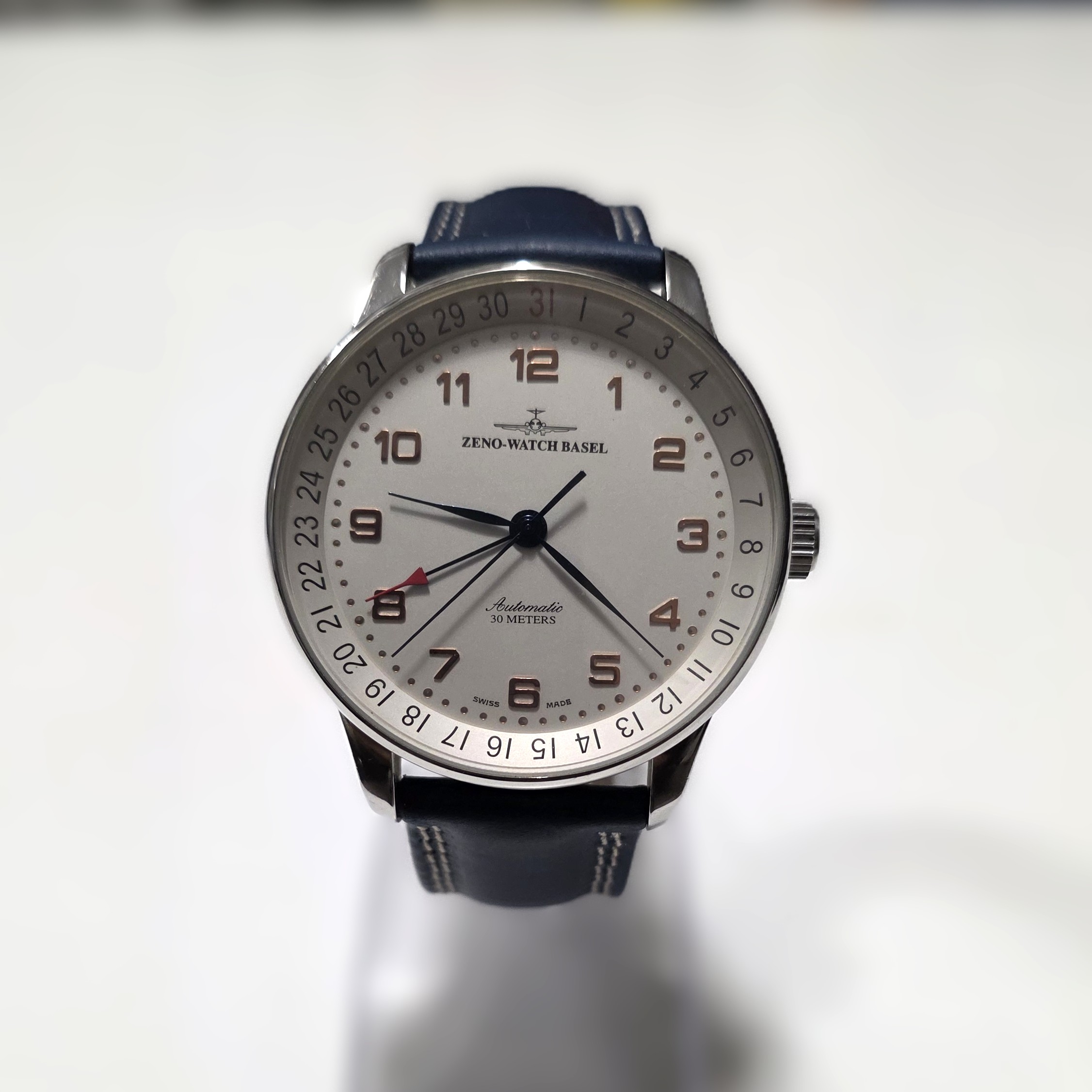 Zeno Watch X-Large Retro Pointer Date - Cal. ETA2836 - Image 2