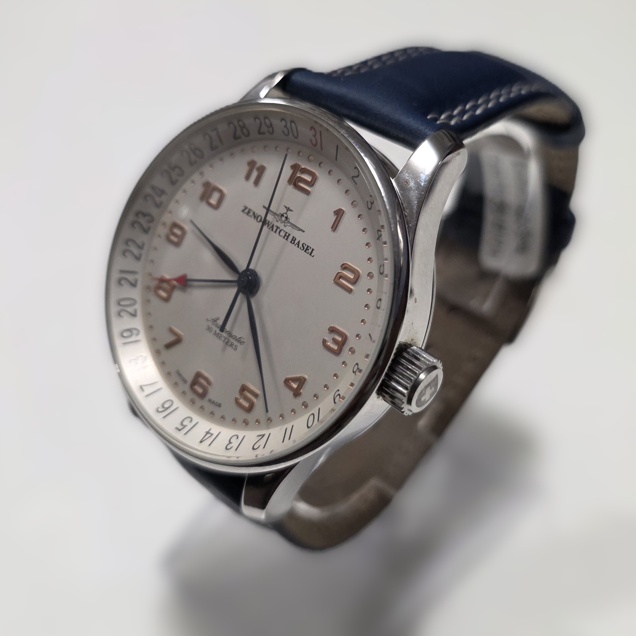 Zeno Watch X-Large Retro Pointer Date - Cal. ETA2836 - Image 4