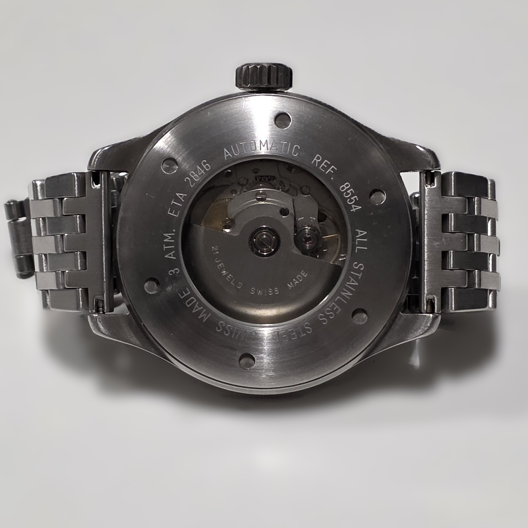 Zeno Watch Basel Pilot Classic Giant - Ref 8554 - Cal. ETA 2846 - Image 8