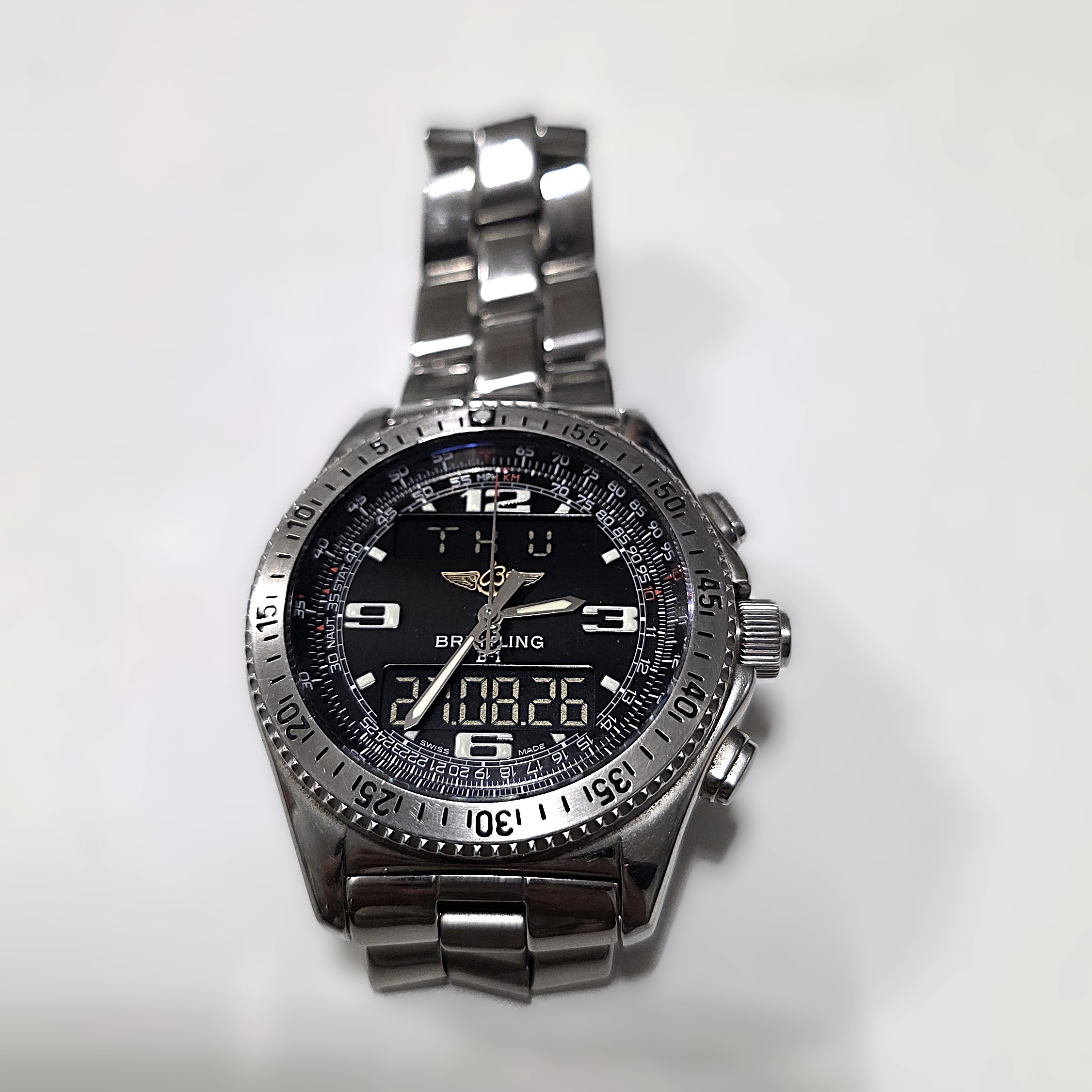 Breitling B-1 Professional – Ref. A68362 - Cal. Breitling 68 - immagine 3