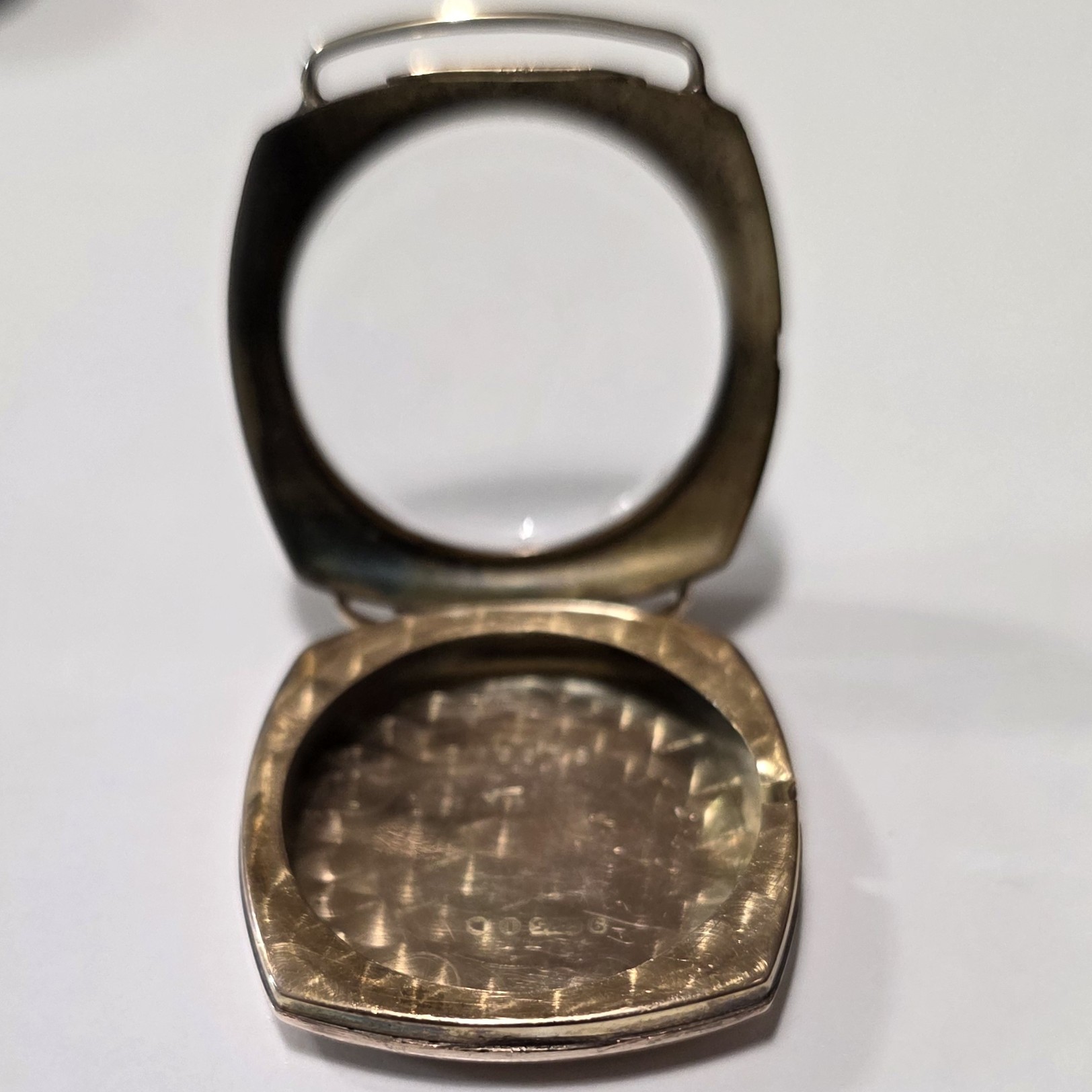 Orologio Cushion Dennisson Case Vintage in Argento sterling 925 - immagine 8