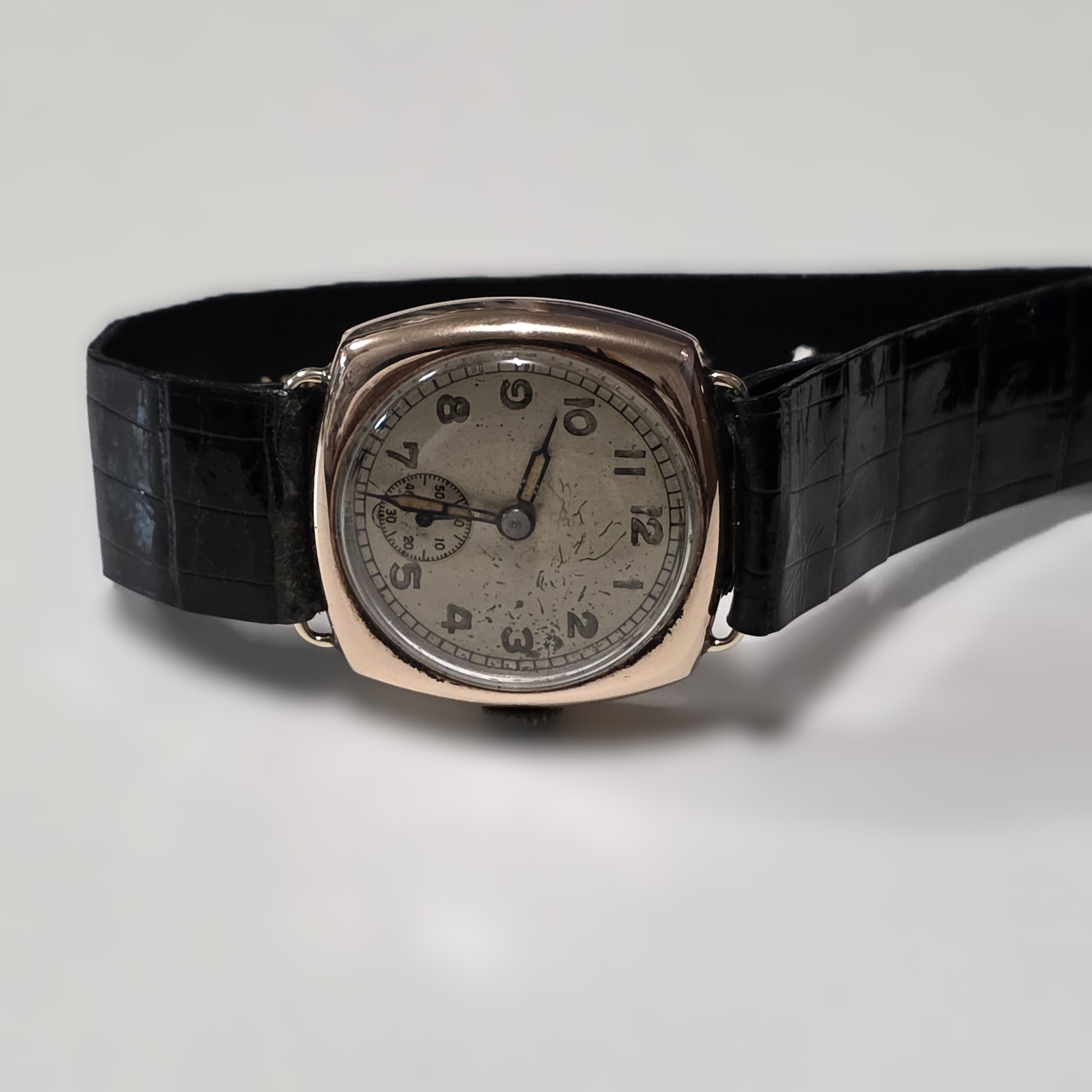 Orologio Cushion Dennisson Case Vintage in Argento sterling 925 - immagine 6