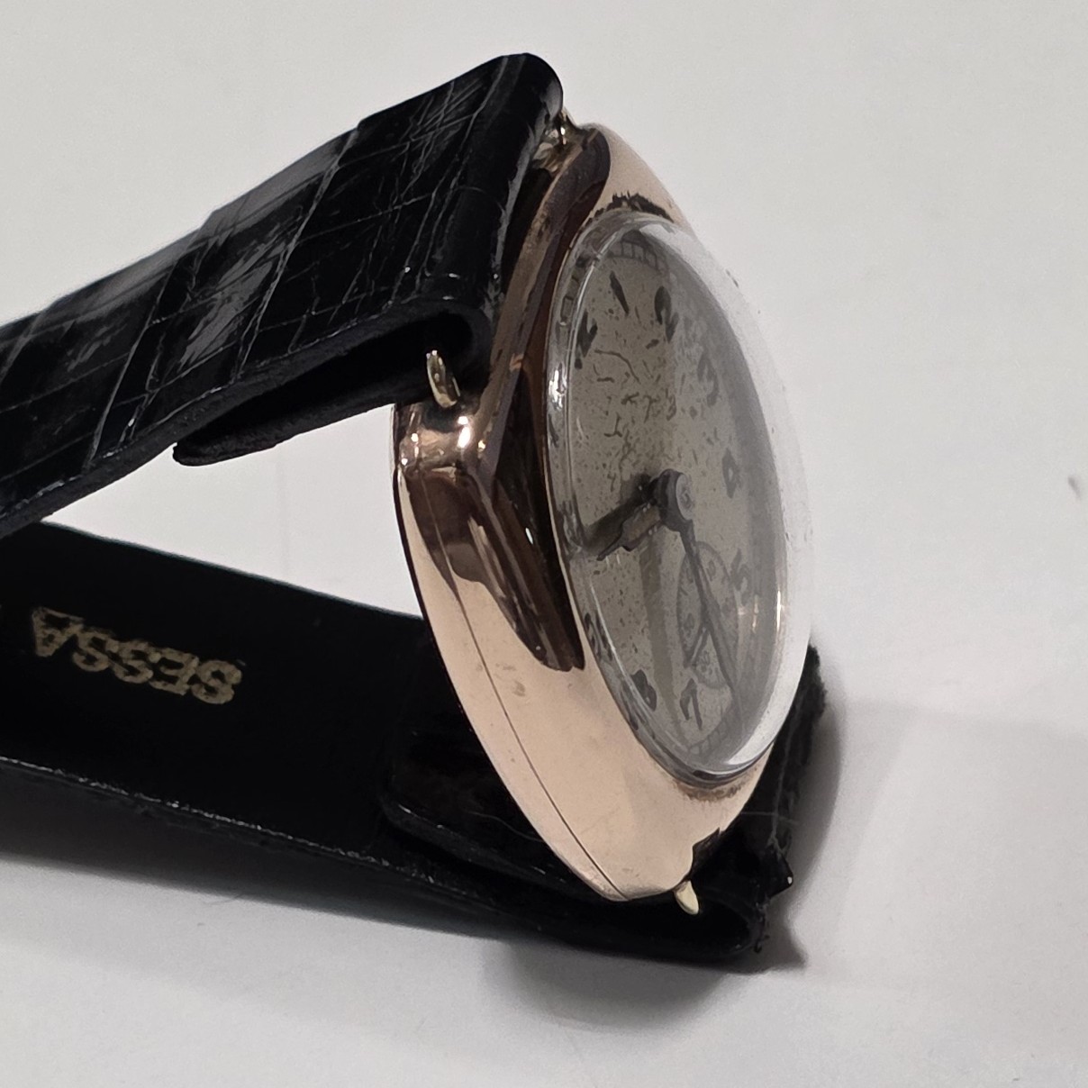 Orologio Cushion Dennisson Case Vintage in Argento sterling 925 - immagine 3
