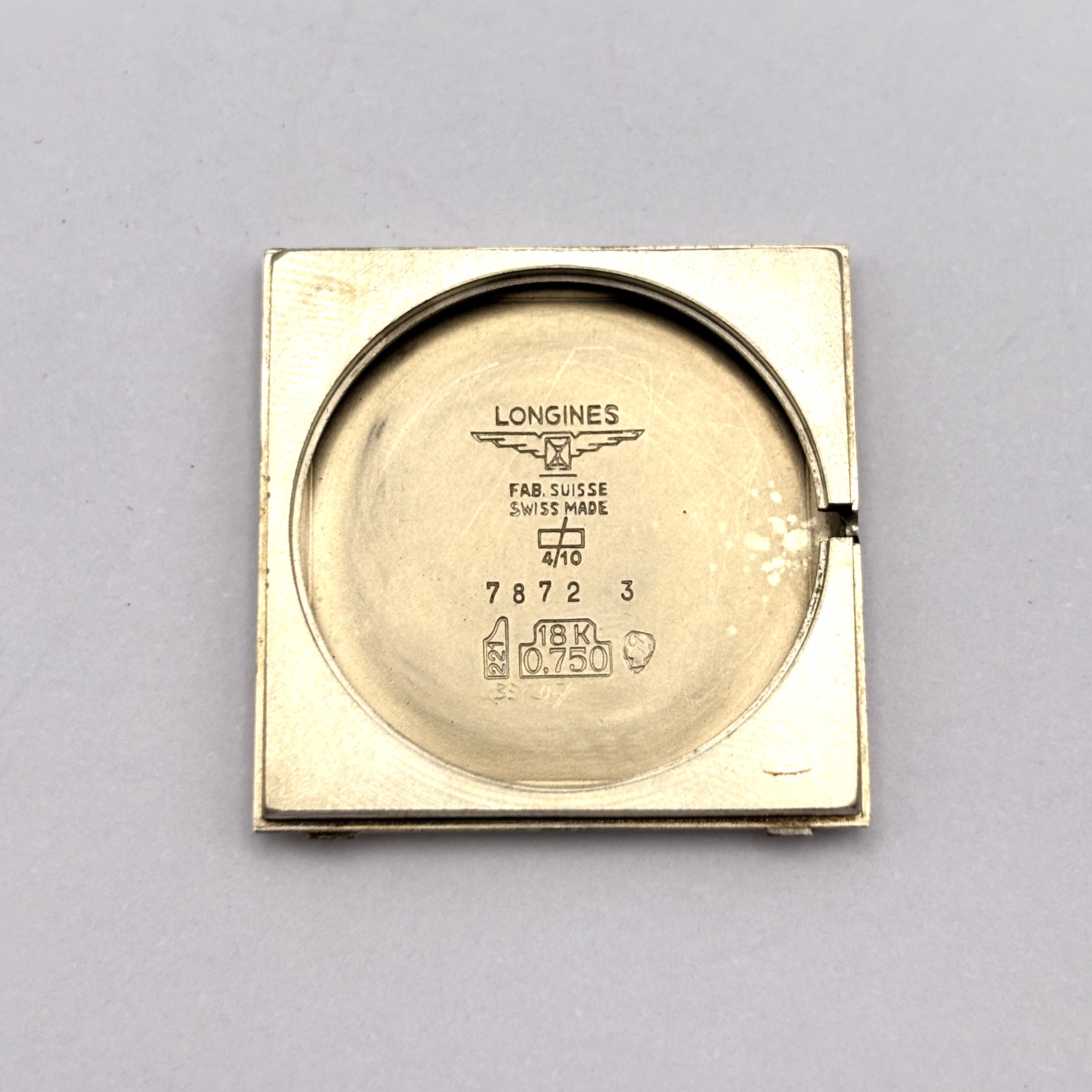 Longines Vintage Rettangolare in Oro 18 Kt – Cal. 428 - immagine 6