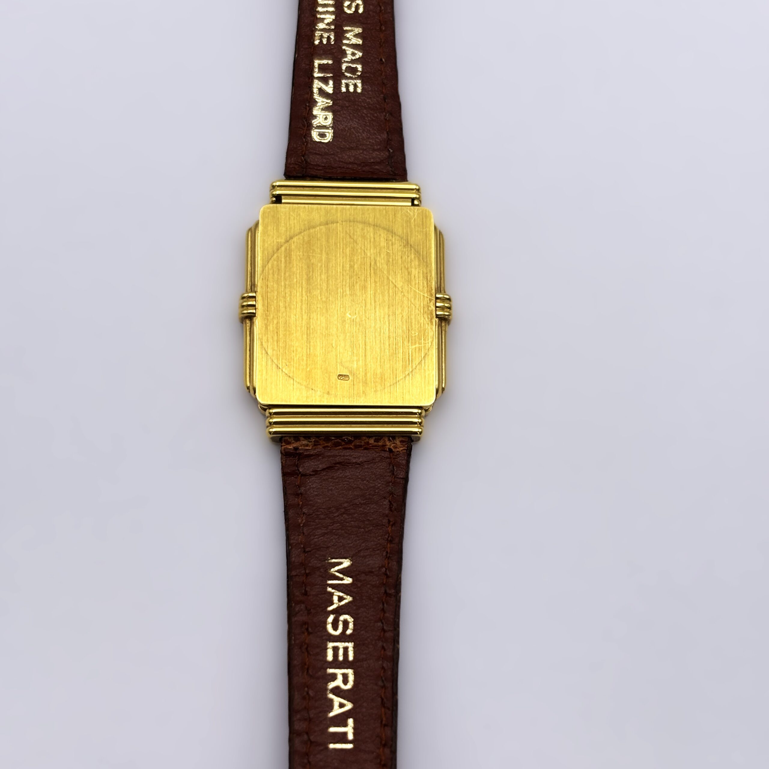Maserati Tank Reverso in 18 kt Gold - Ref. 5000PW/220 - Image 3