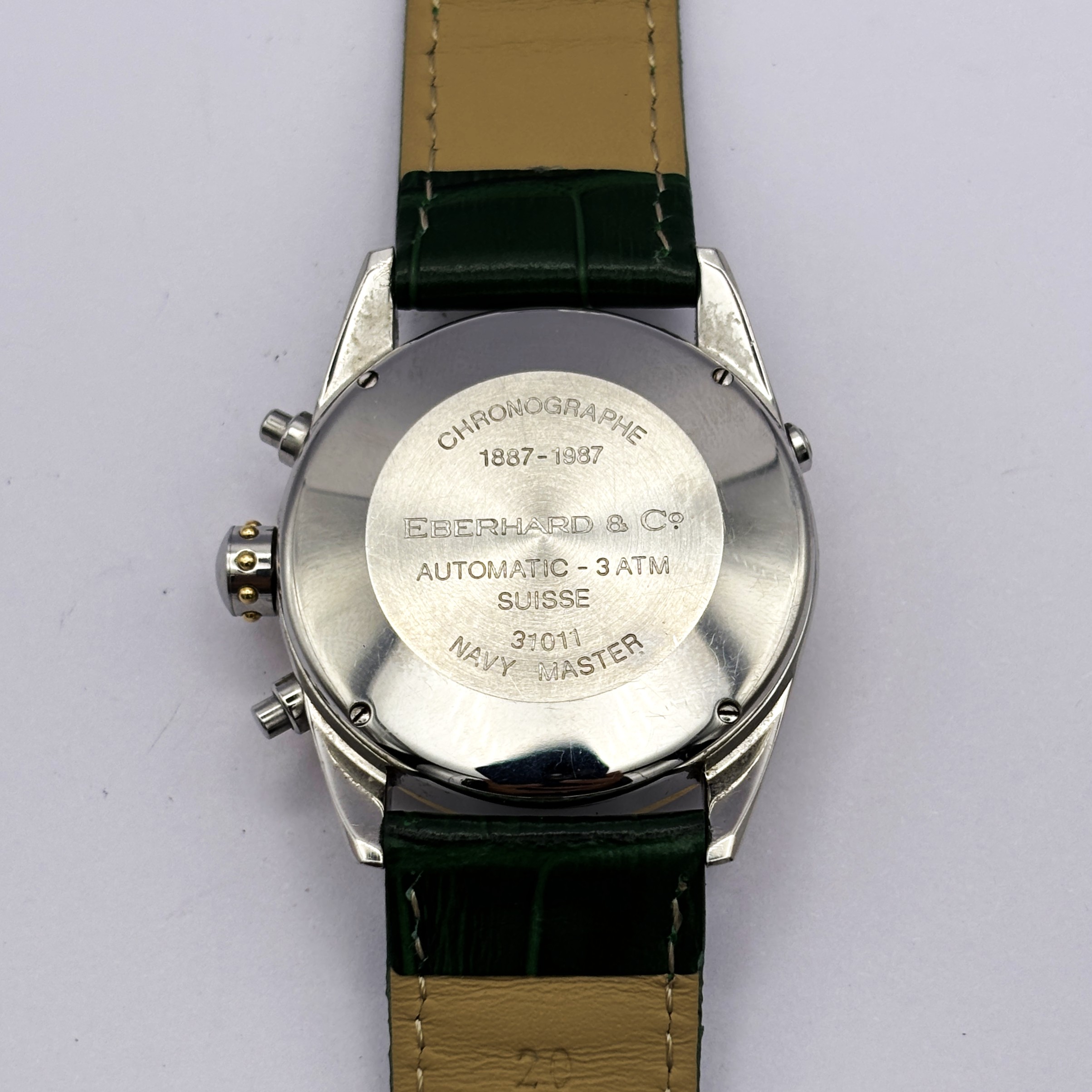 Eberhard Navy Master Chronographe 1887–1987 – Cal. Valjoux 7751 - Image 5