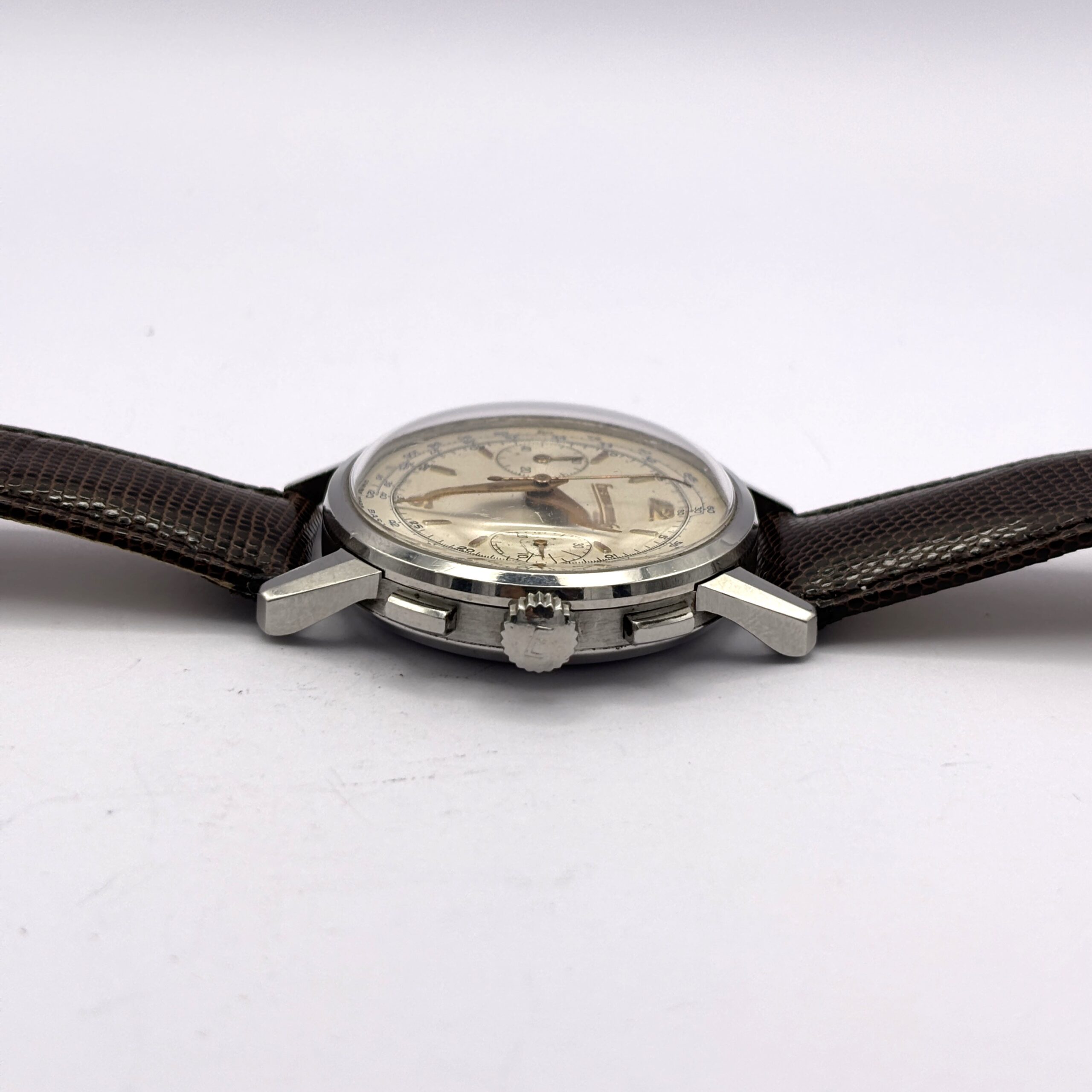 Eberhard Pre-Extra Fort Bicompax Chronograph in Steel – Cal. 16000 - Image 5