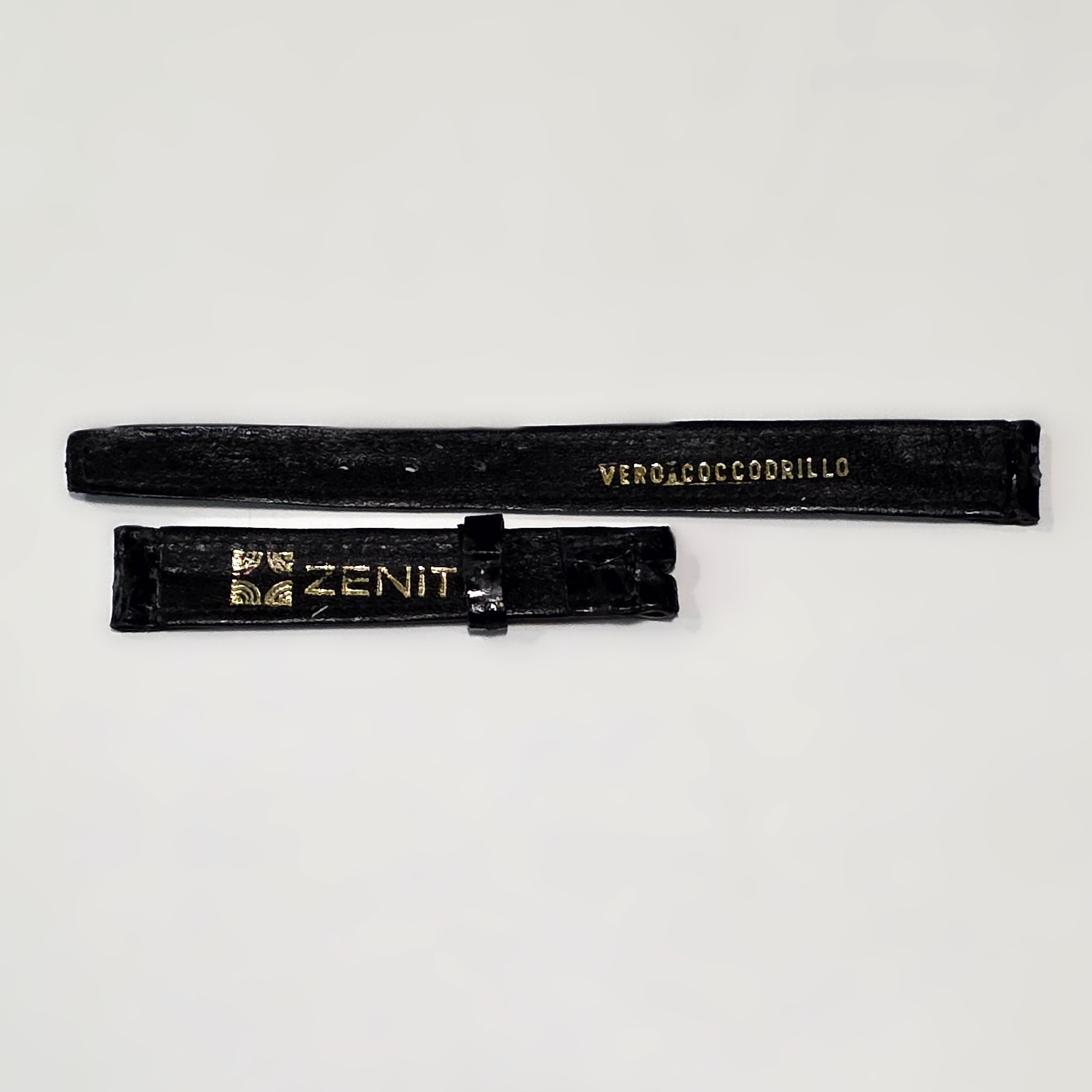 Zenith Strap in Black Alligator, mm 12 x 10 - Image 2