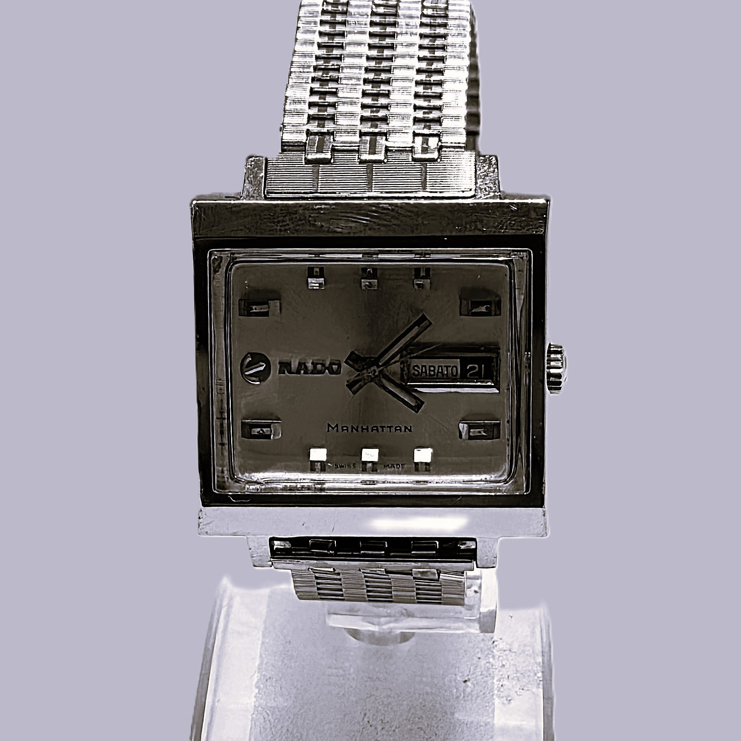 Rado Manhattan Automatic Day-Date – Vintage – Cal. AS 1859 - Image 2