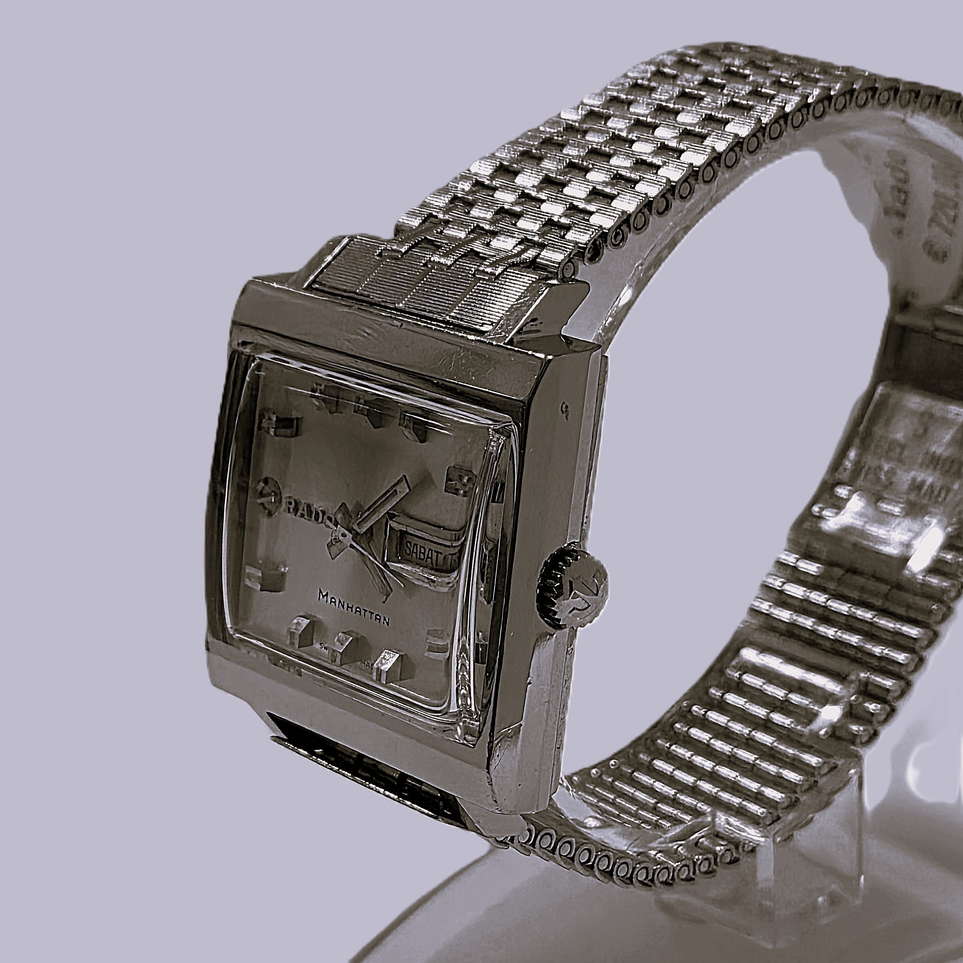 Rado Manhattan Automatic Day-Date – Vintage – Cal. AS 1859 - Image 3