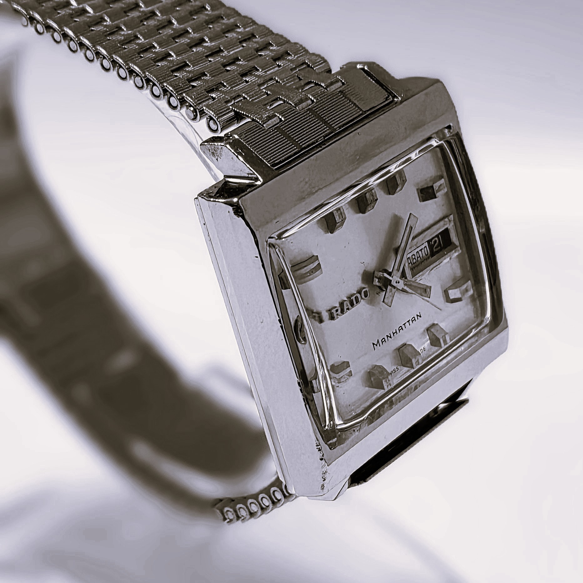 Rado Manhattan Automatic Day-Date – Vintage – Cal. AS 1859 - Image 4