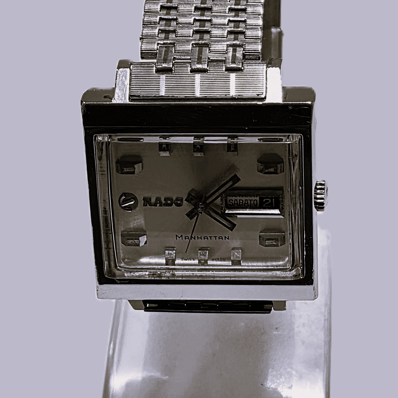 Rado Manhattan Automatic Day-Date – Vintage – Cal. AS 1859 - Image 5