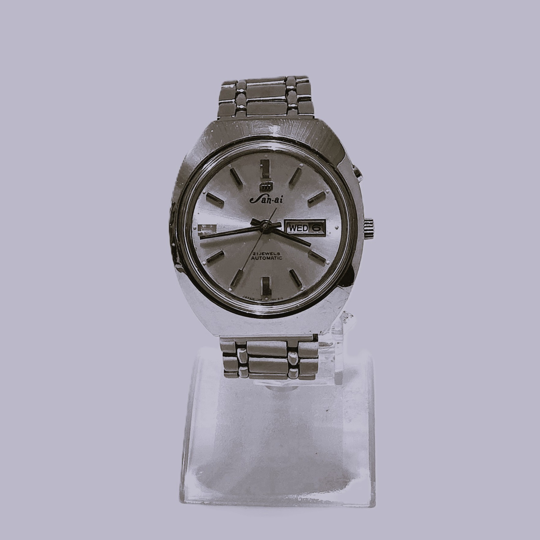 Rare San-ai Ricoh Automatic 21 Jewels – Ricoh Cal. 6158 - Image 2
