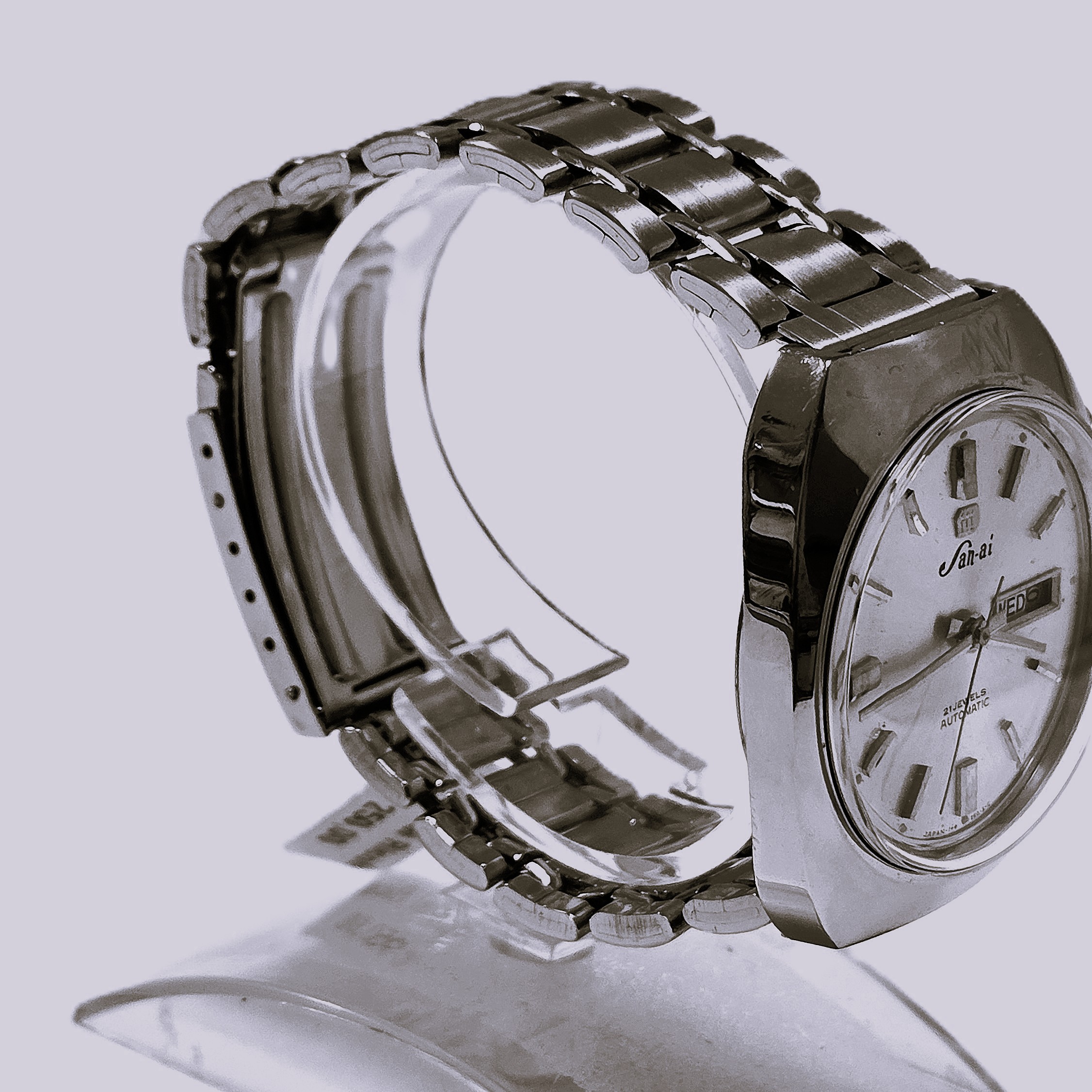 Rare San-ai Ricoh Automatic 21 Jewels – Ricoh Cal. 6158 - Image 4