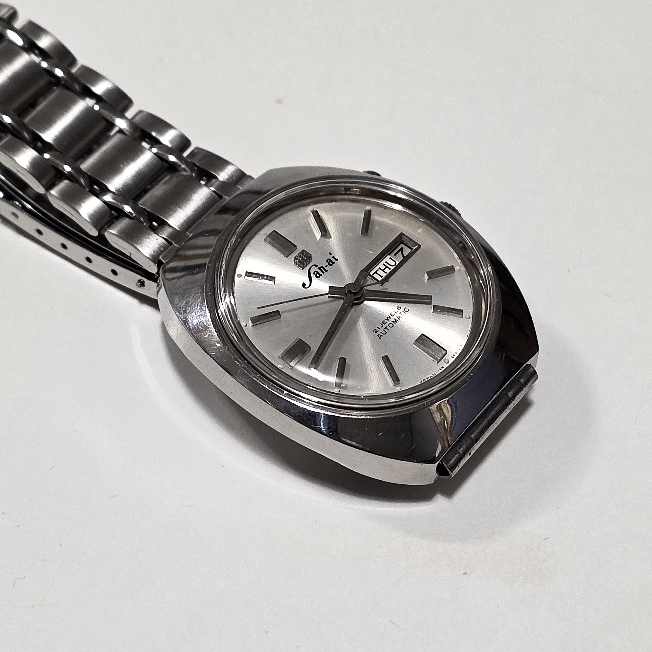 Rare San-ai Ricoh Automatic 21 Jewels – Ricoh Cal. 6158 - Image 9