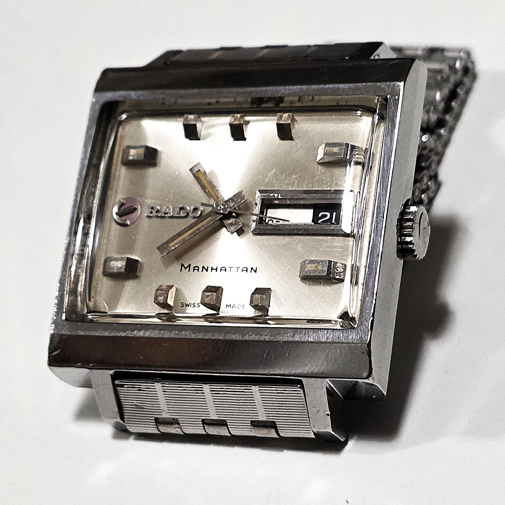 Rado Manhattan Automatic Day-Date – Vintage – Cal. AS 1859 - Image 10