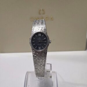 Omega De Ville "Corteccia" in 18 Kt White Gold - Cal. Omega 620
