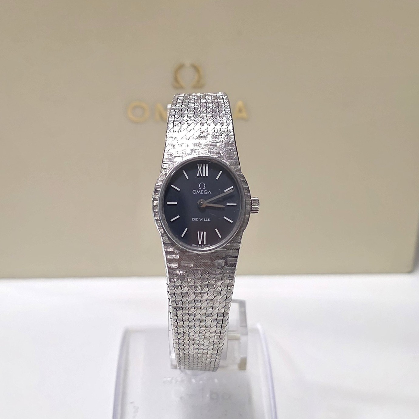 Omega De Ville "Corteccia" in 18 Kt White Gold - Cal. Omega 620 - Image 2