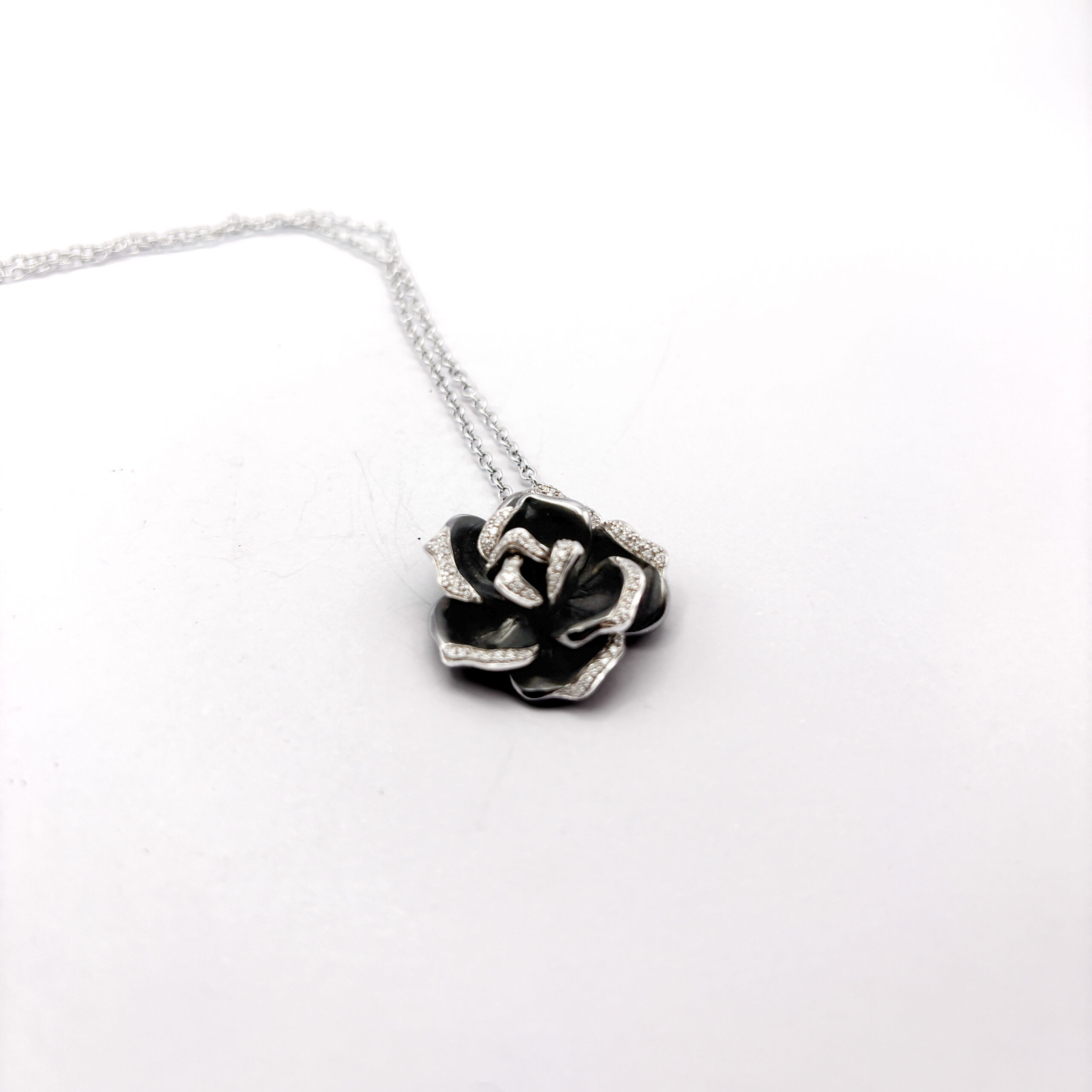 Annamaria Cammilli Flower Necklace with Diamonds - Image 2