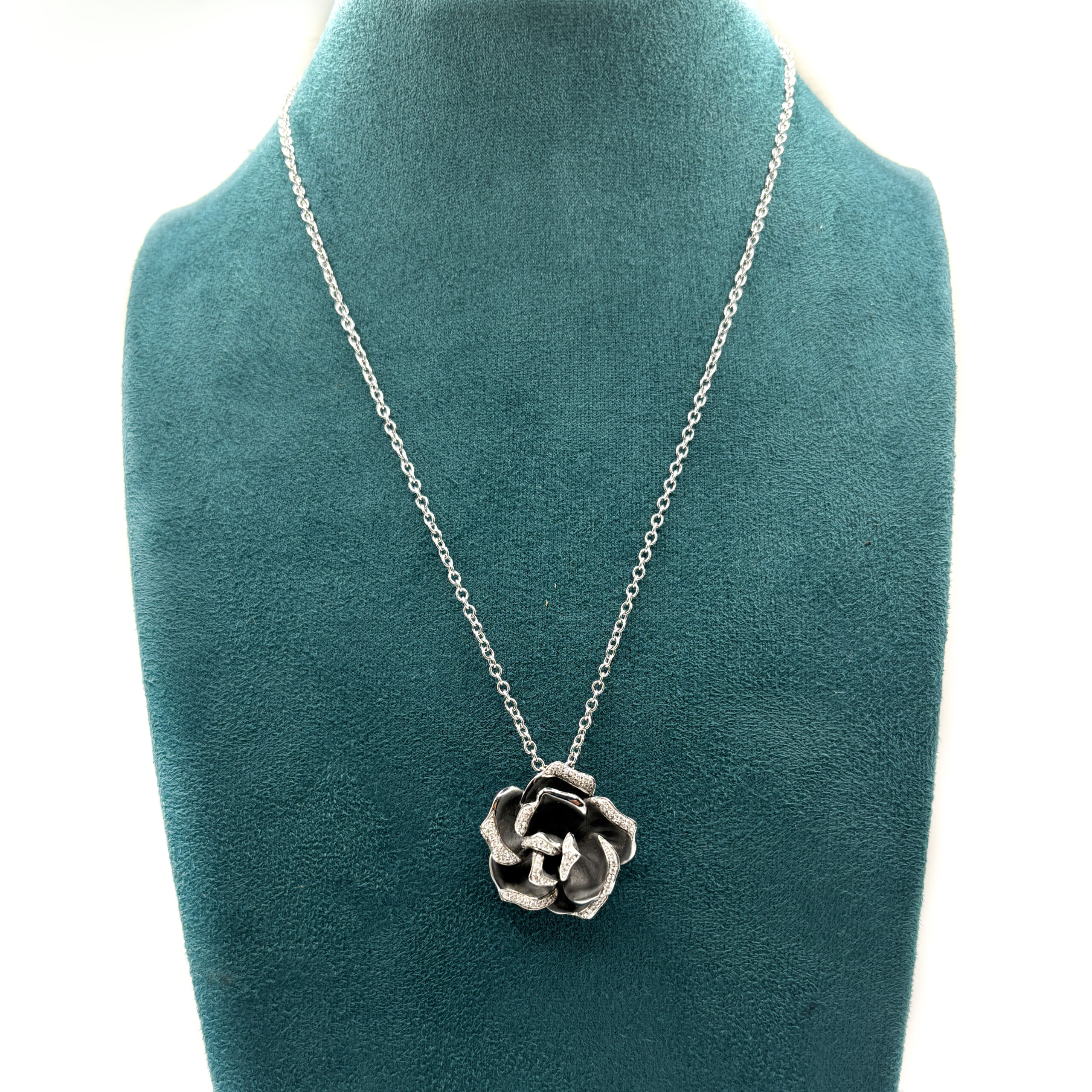 Annamaria Cammilli Flower Necklace with Diamonds - Image 6