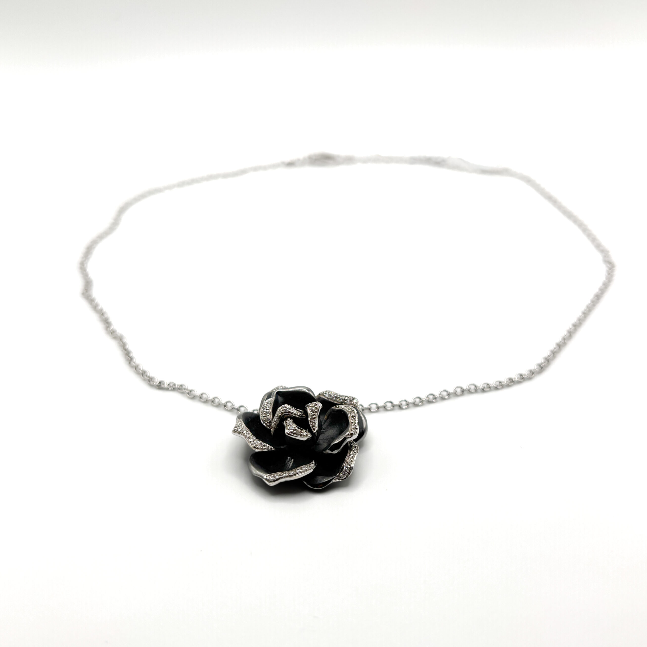 Annamaria Cammilli Flower Necklace with Diamonds - Image 8