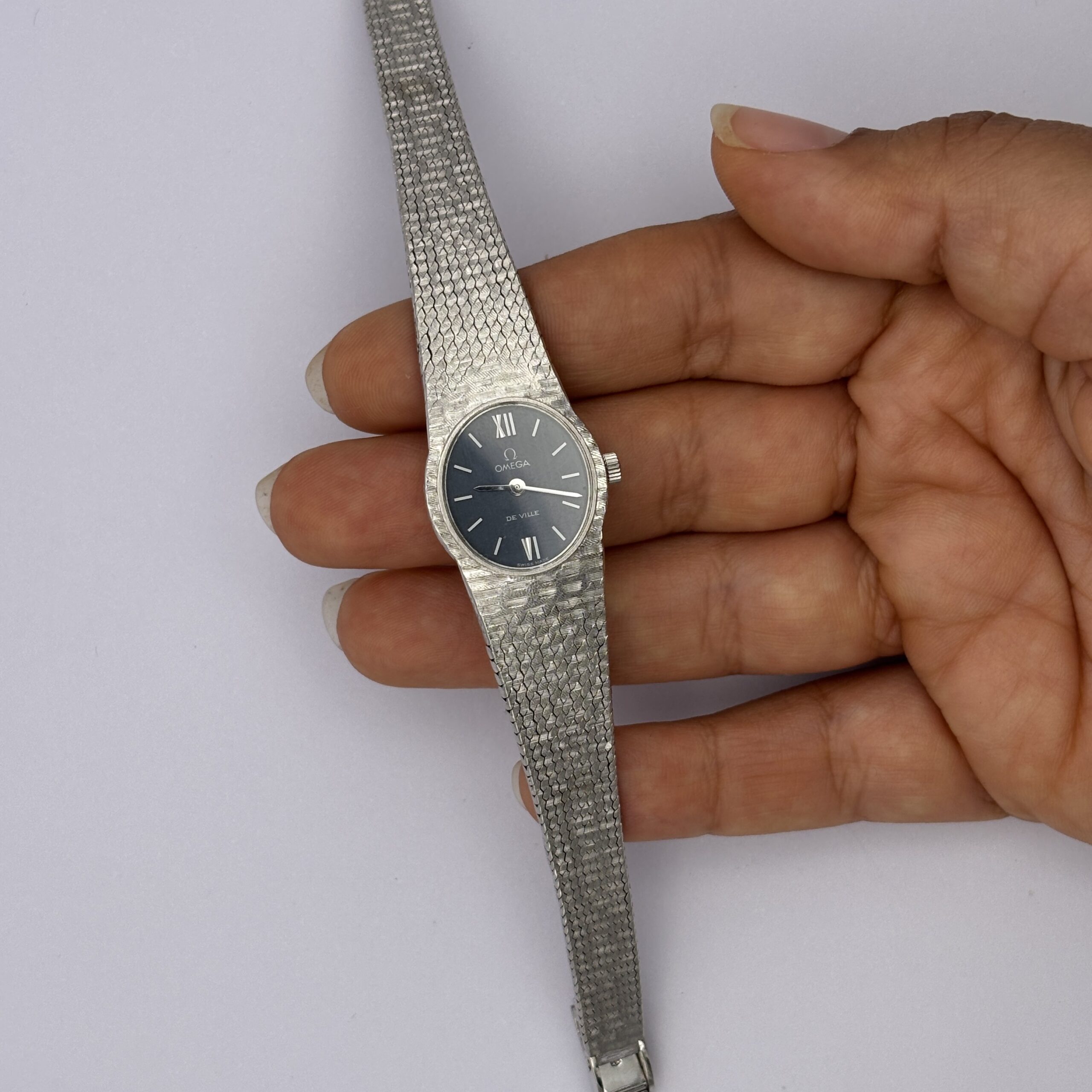 Omega De Ville "Corteccia" in 18 Kt White Gold - Cal. Omega 620 - Image 9